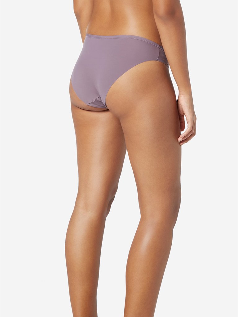 Wunderlove Mauve Invisible High-Leg Briefs