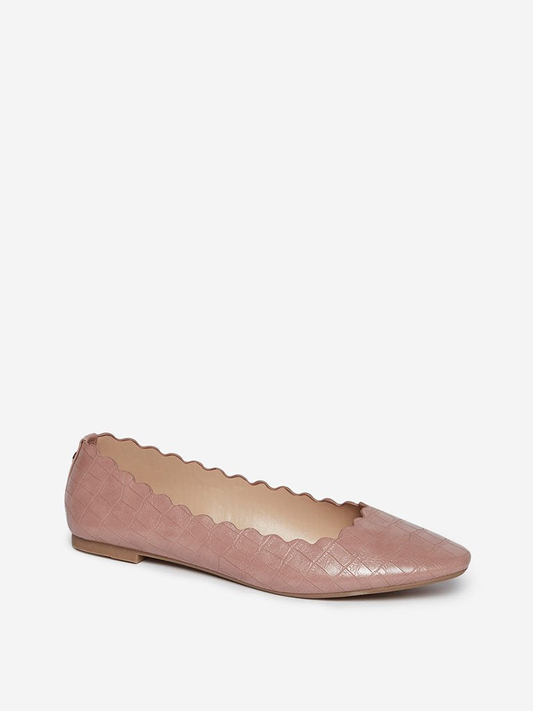 LUNA BLU Dusty Pink Ballet Flats