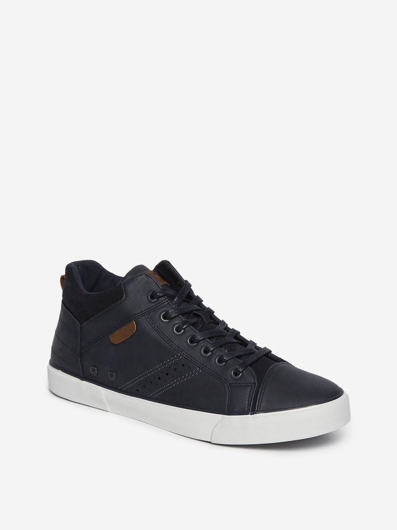 SOLEPLAY Navy High-Top Sneakers