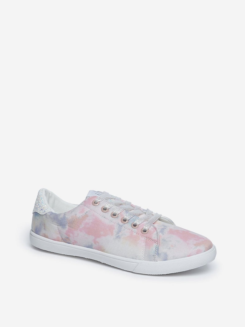 LUNA BLU Multicolour Tie-Dye Print Sneakers