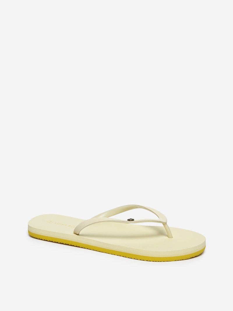 LUNA BLU Yellow Flip-Flops
