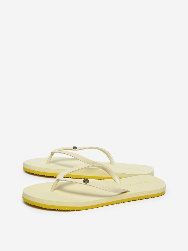 LUNA BLU Yellow Flip-Flops