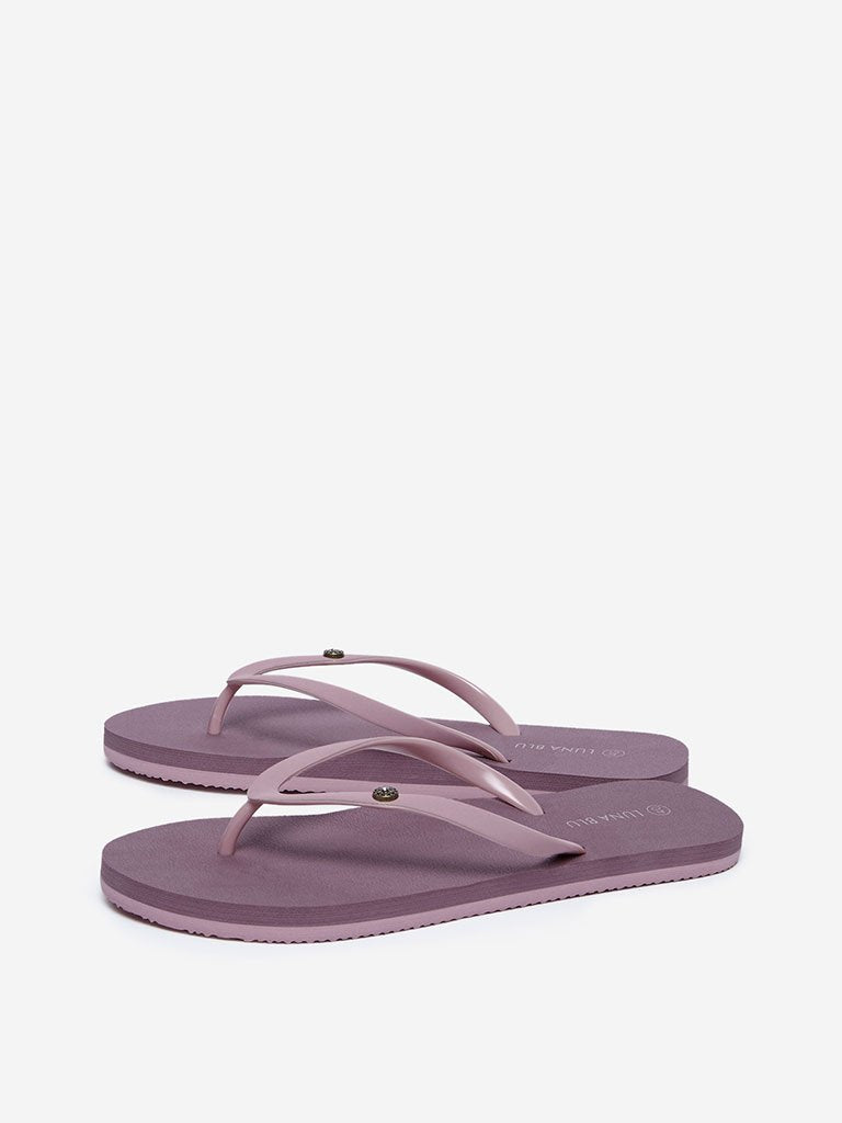 LUNA BLU Lilac Flip-Flops