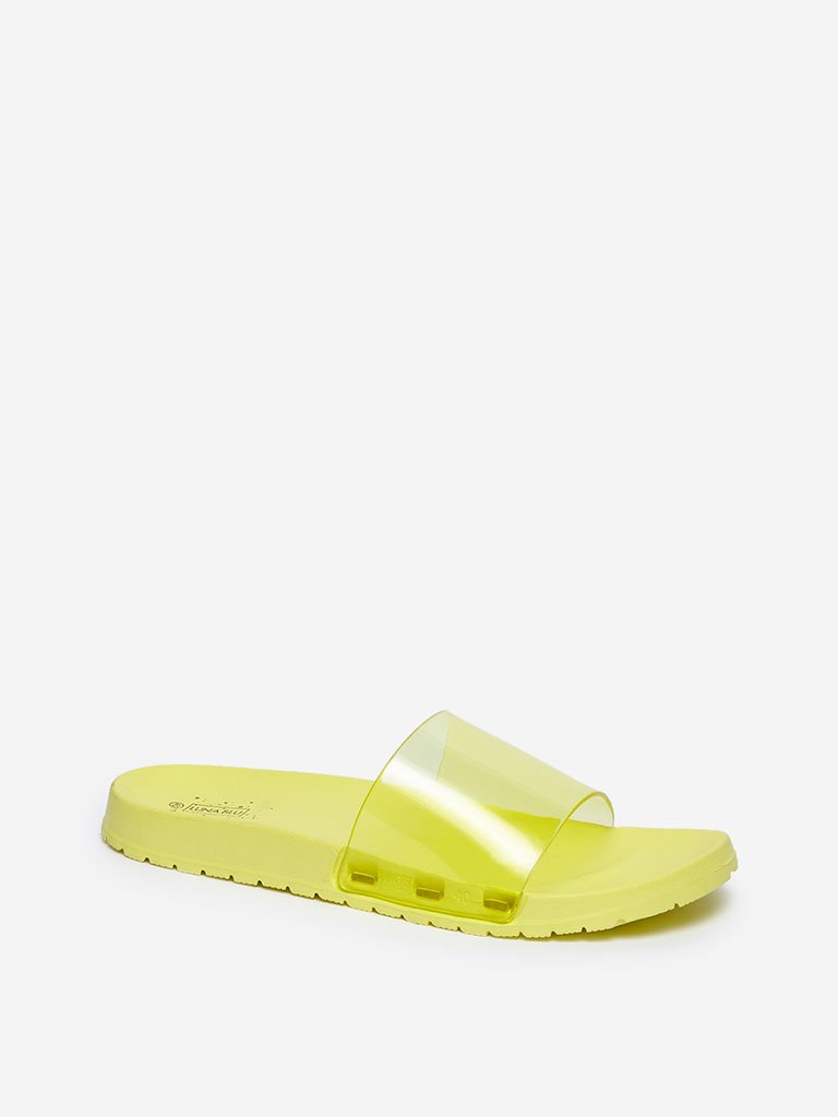 LUNA BLU Yellow Pool Slides