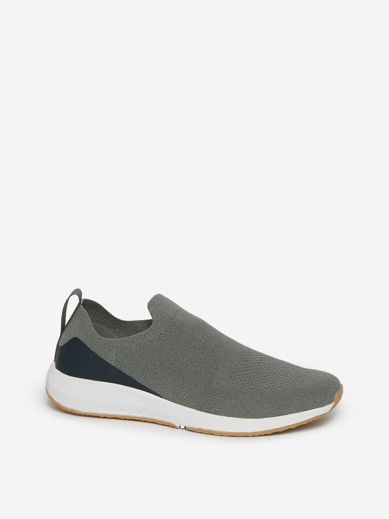 LUNA BLU Sage Knitted Slip-On Sneakers