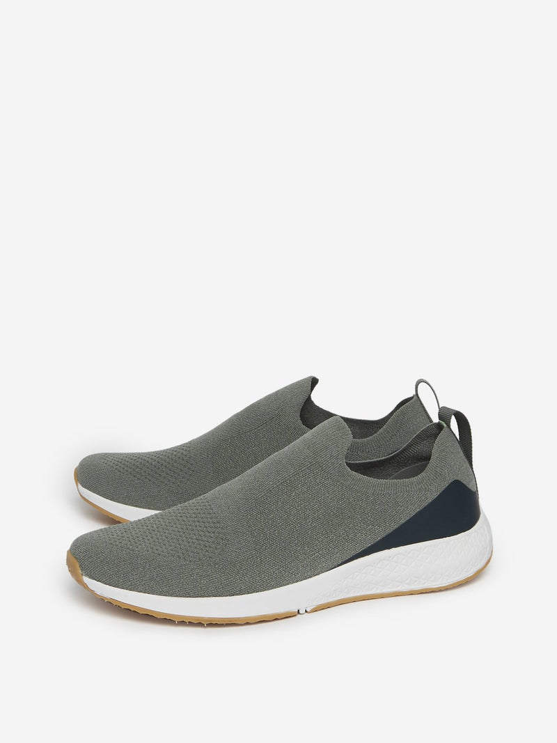 LUNA BLU Sage Knitted Slip-On Sneakers