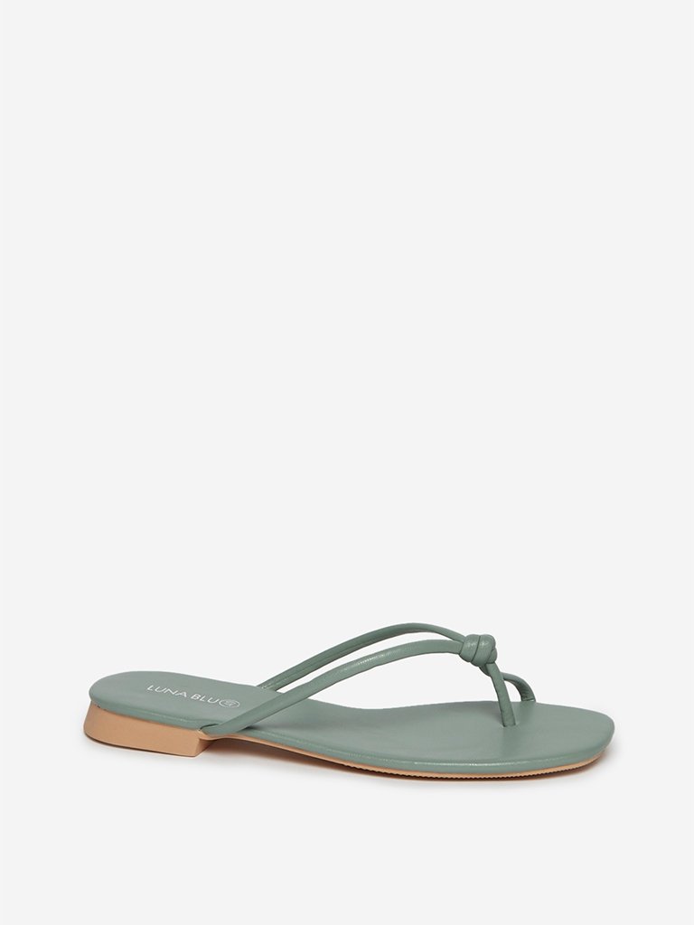 LUNA BLU Sage Thong Strap Sandals