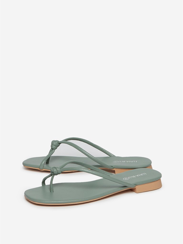 LUNA BLU Sage Thong Strap Sandals