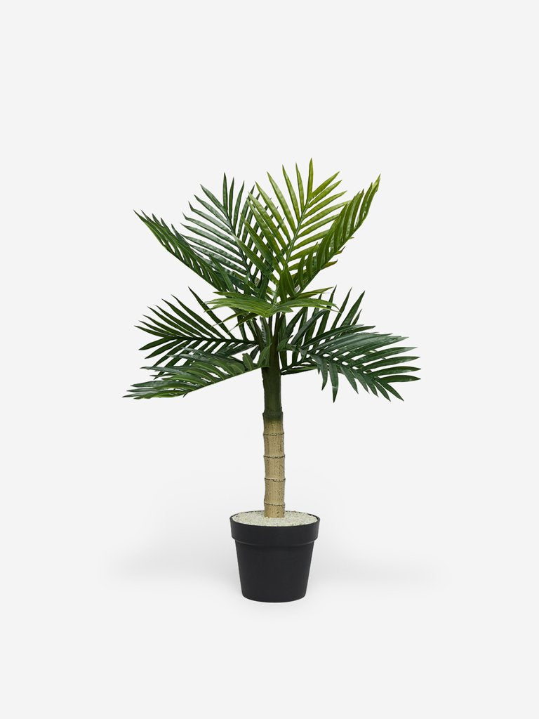 Westside Home Green Artificial Date Palm Plant
