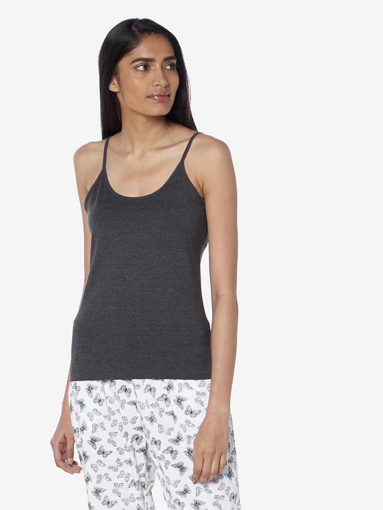 Wunderlove Grey Camisole Set Of Two