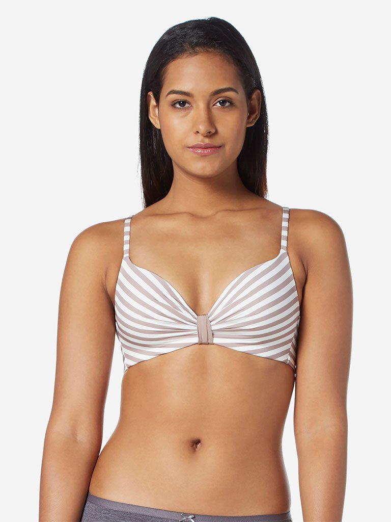 Wunderlove Off-White Padded Non-Wired Bra