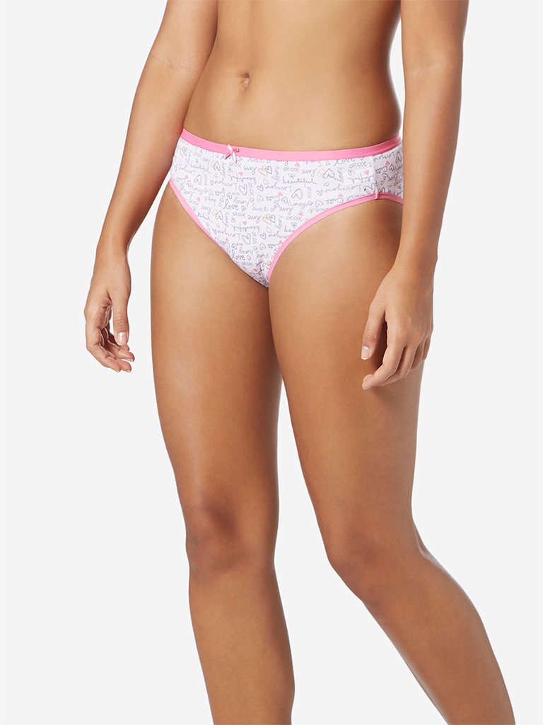 Wunderlove Pink Hi-Leg Briefs Pack Of Three