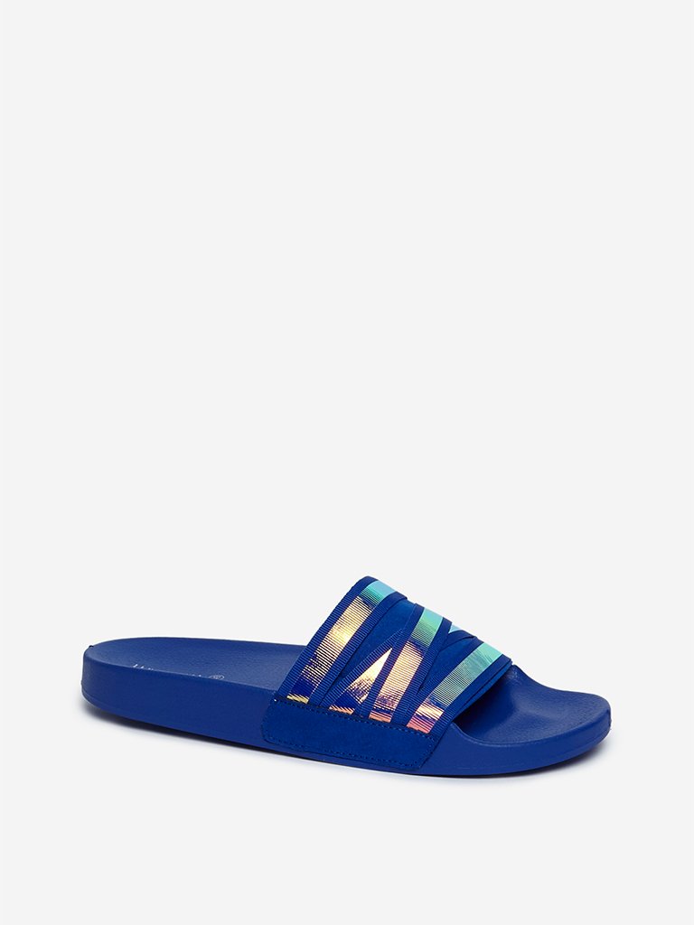 LUNA BLU Indigo Iridescent Design Slides