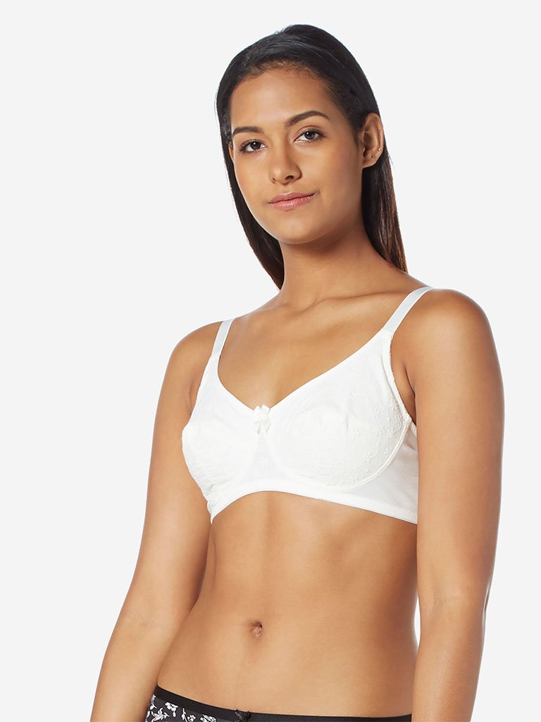 Wunderlove Off-White Non-Padded Non-Wired Bra