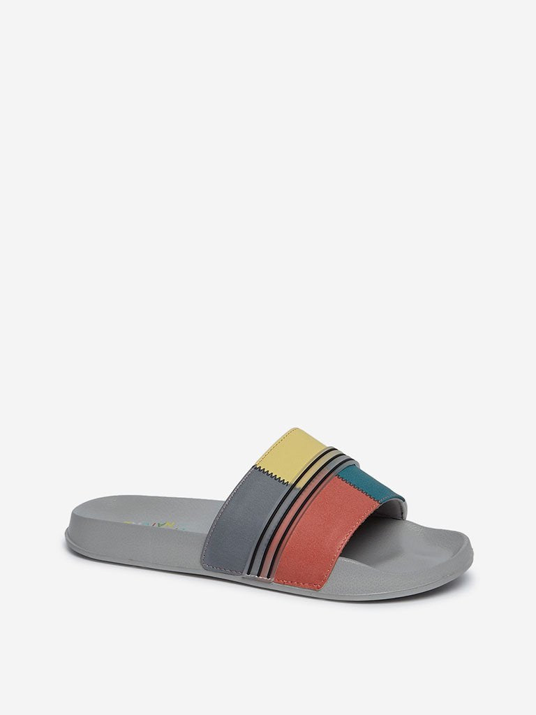 SOLEPLAY Multicolour Panel Pattern Slides