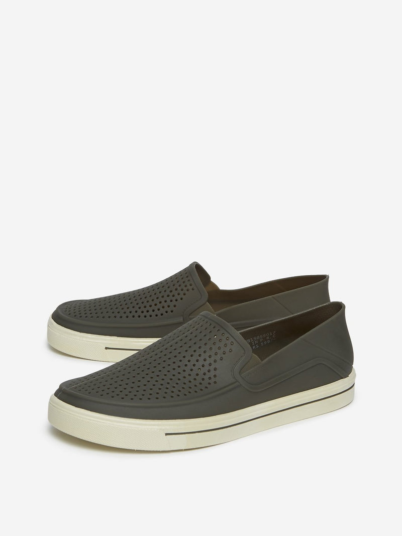 SOLEPLAY Grey Rubberised Loafers