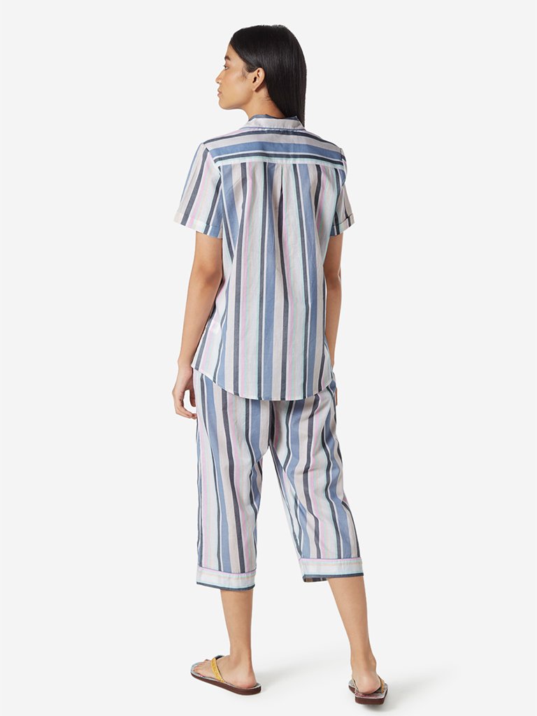 Wunderlove Multicoloured Shirt And Capris Set