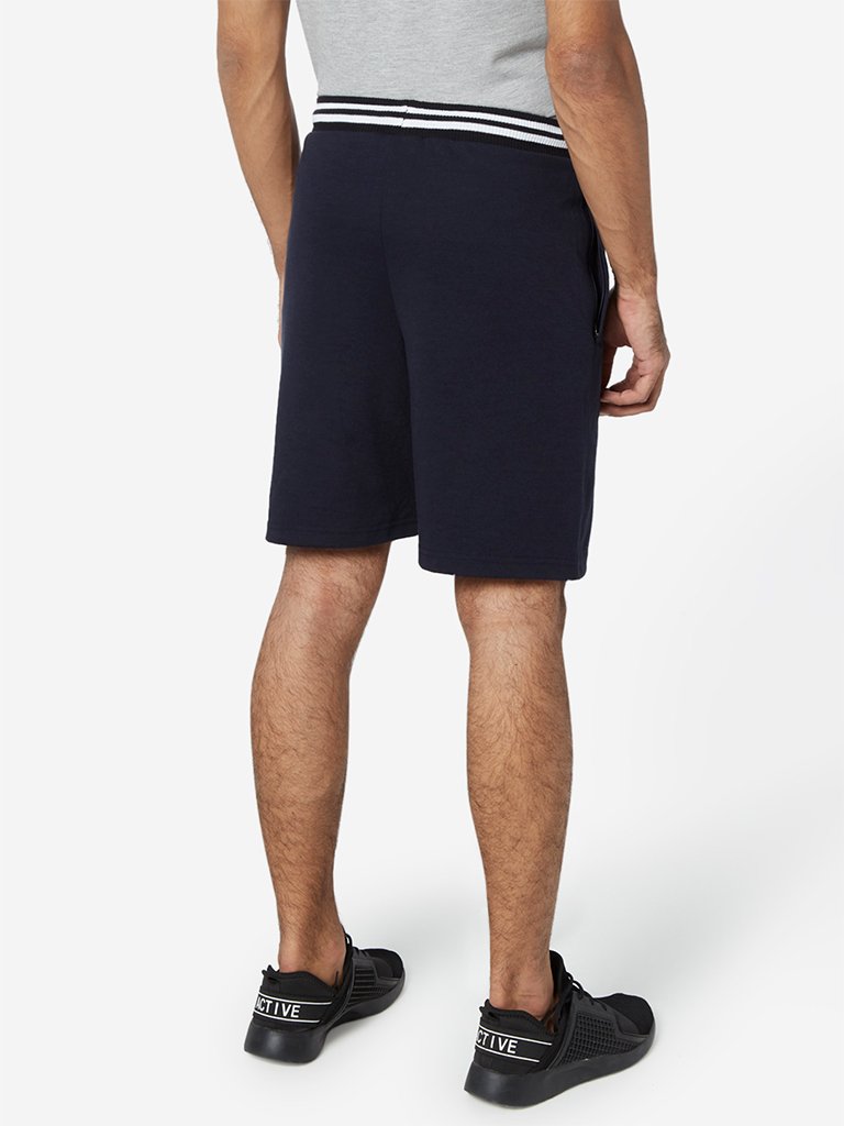 Studiofit Navy Slim-Fit Shorts