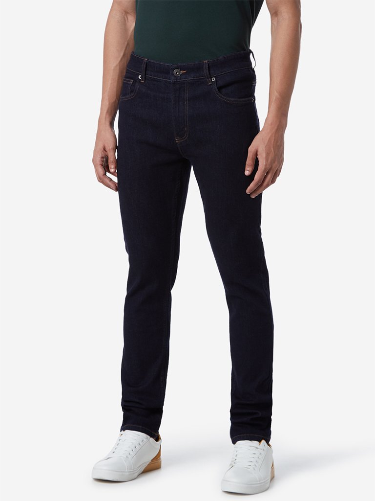 WES Casuals Indigo Slim Fit Jeans