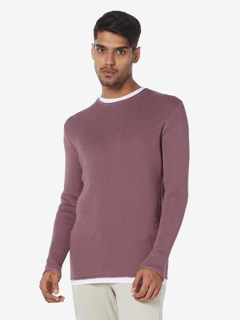 ETA Mauve Slim Fit T-Shirt