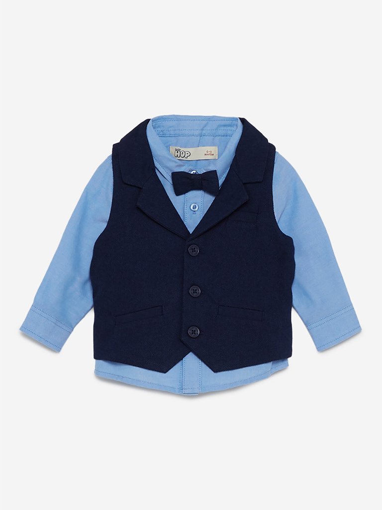 Baby HOP Navy Malcolm Shirt Set