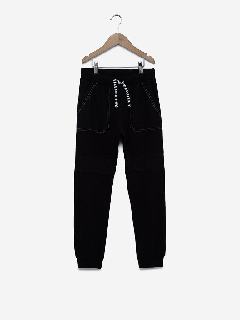 Y&F Kids Black Joggers