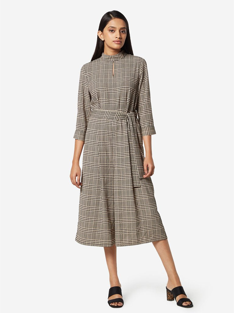 Wardrobe Beige Jumpsuit With Belt