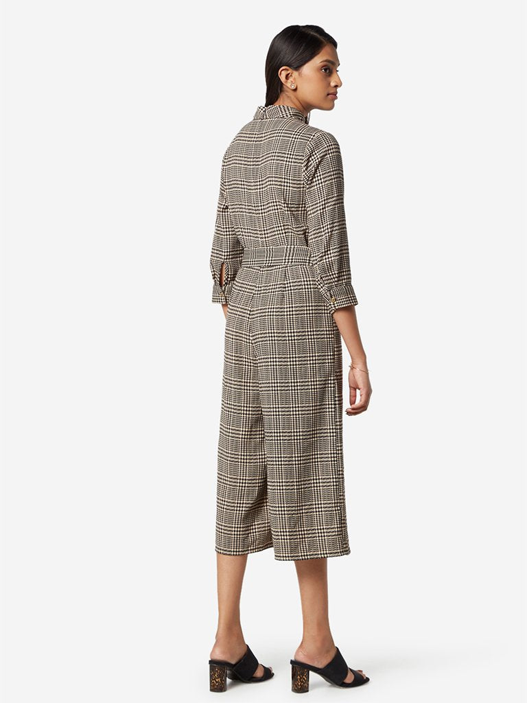 Wardrobe Beige Jumpsuit With Belt