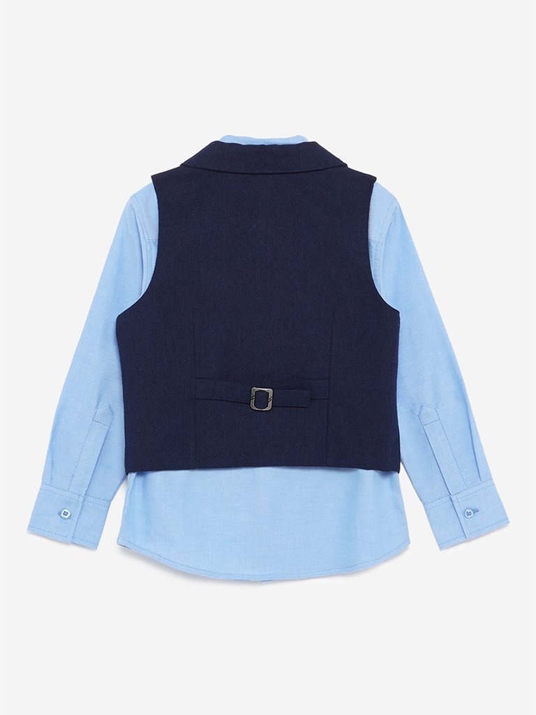 HOP Kids Navy Malcolm Shirt Set