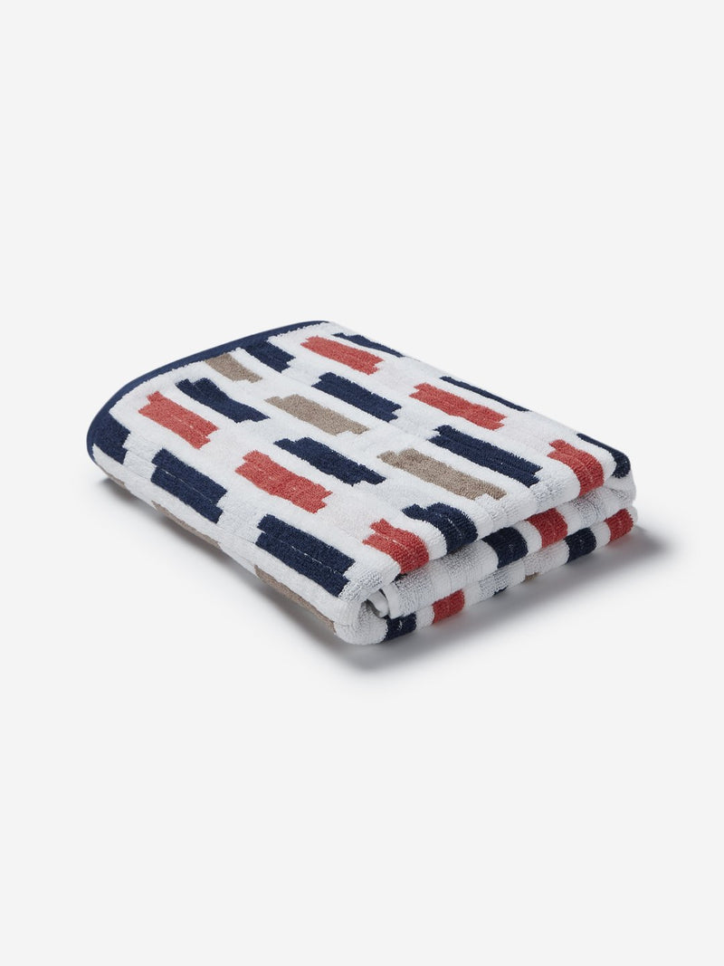 Westside Home Multicolour Striped 500 GSM Bath Towel