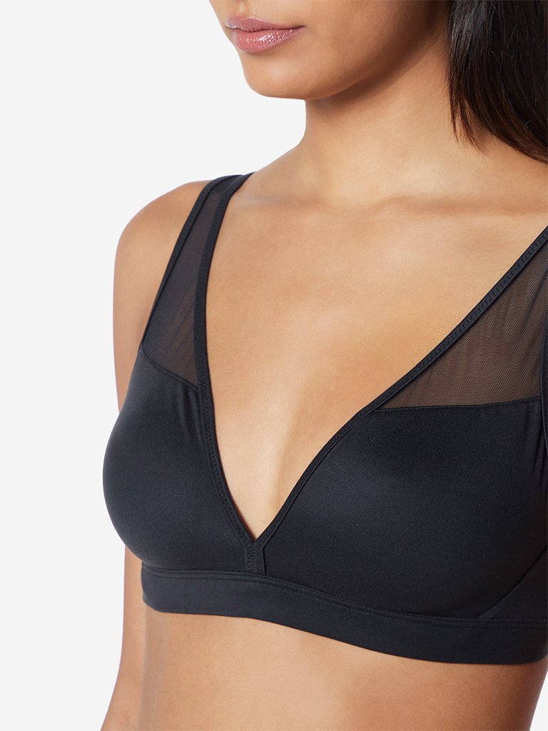 Wunderlove Black Supersoft Non-Padded Bra