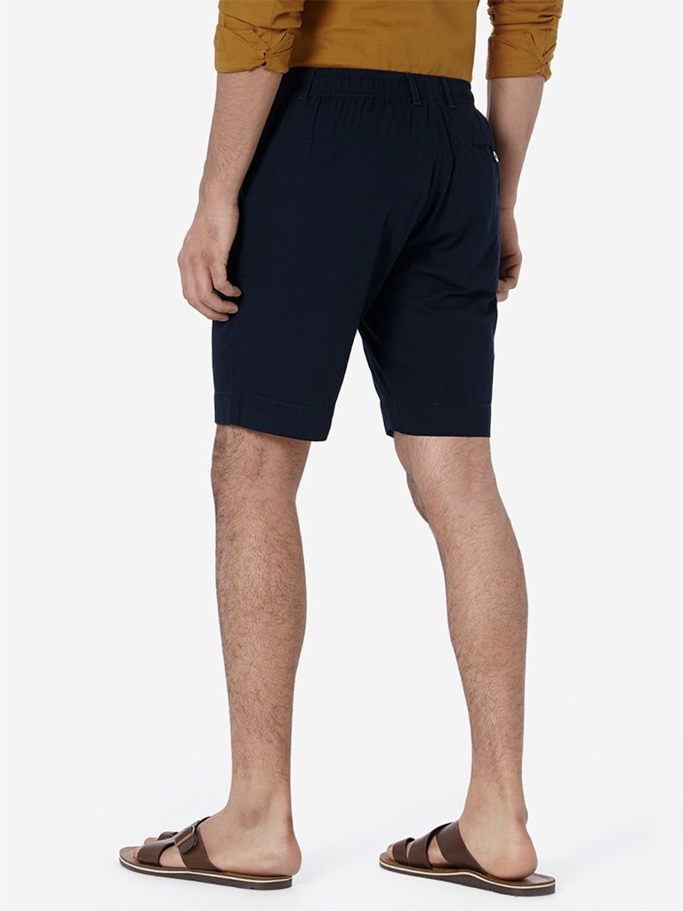 ETA Navy Slim Fit Shorts