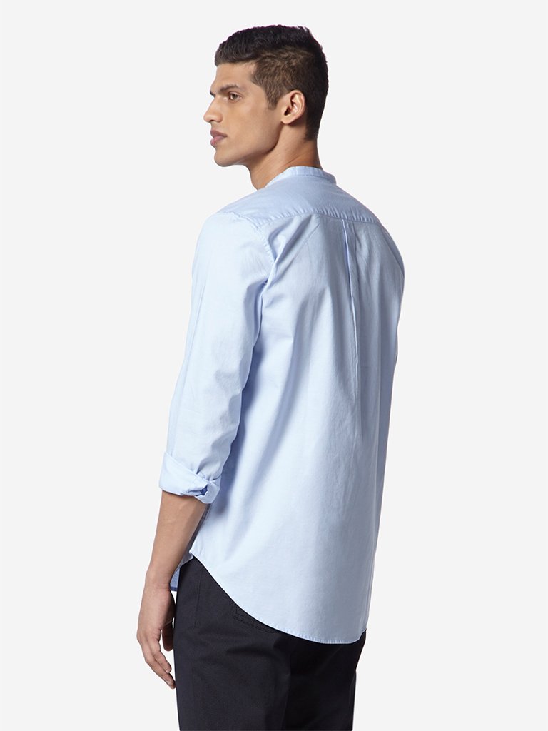 Ascot Light Blue Tailored Fit Shirt