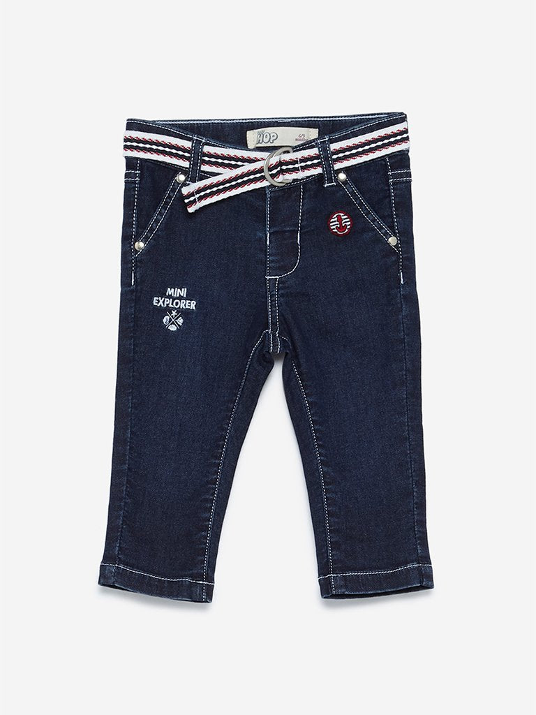 Baby HOP Indigo Rick Jeans With Belt