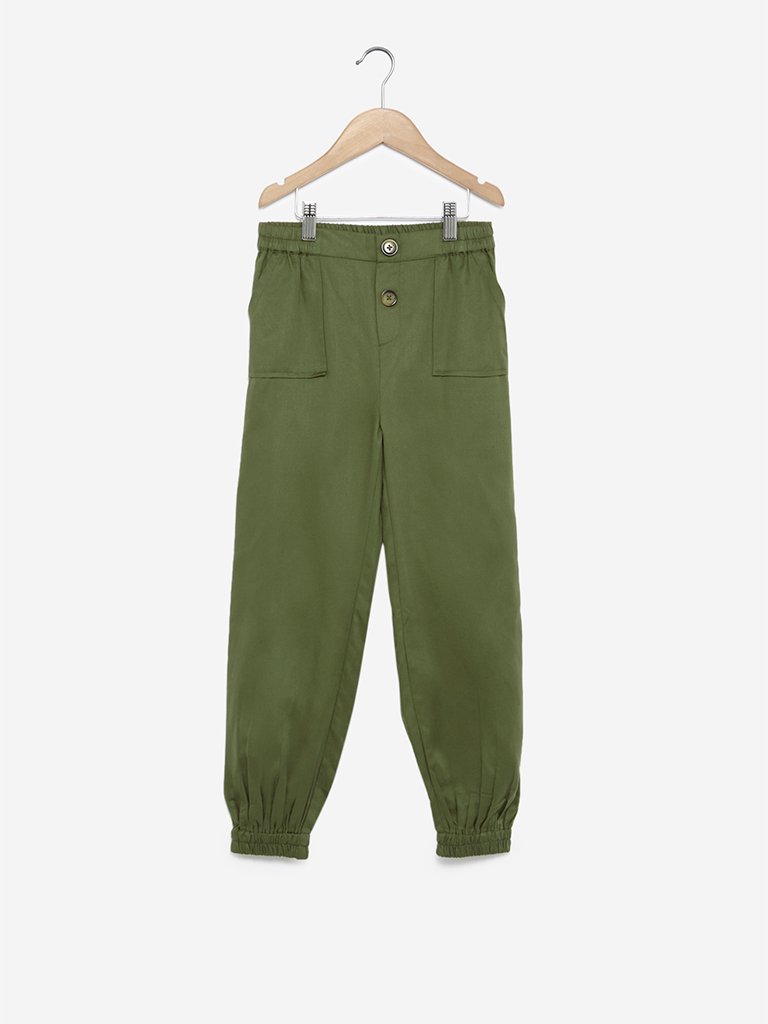Y&F Kids Olive Joggers