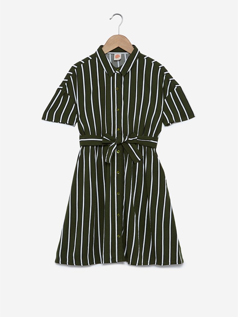 Y&F Kids Khaki Angela Dress