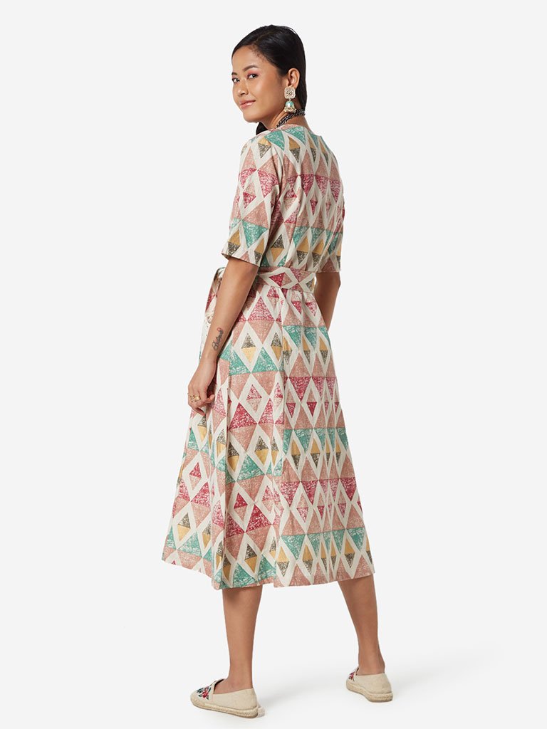 Bombay Paisley Multicoloured A-Line Dress