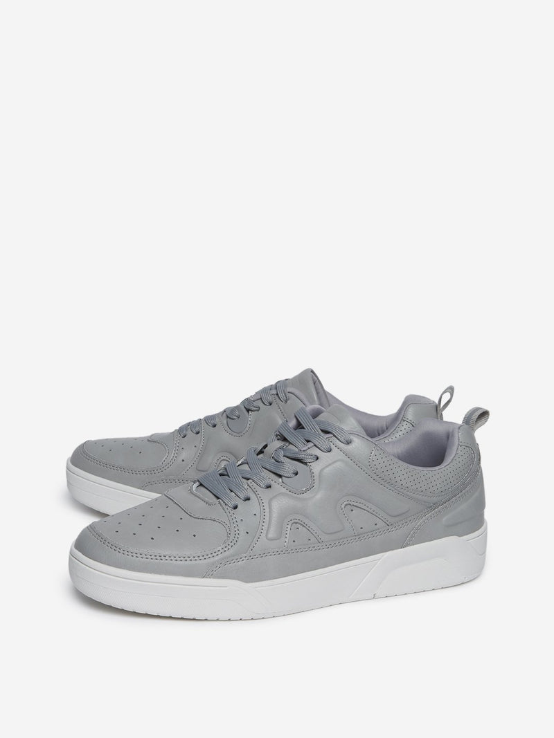SOLEPLAY Grey Perforated Sneakers