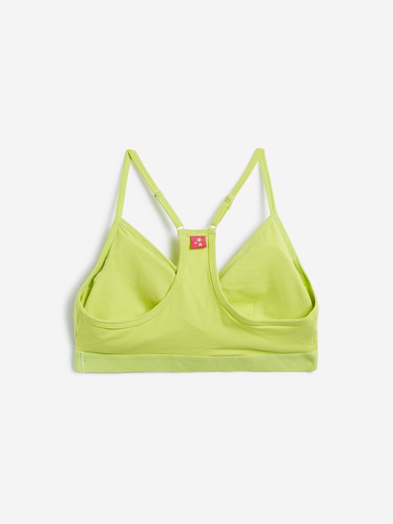 Wunderlove Lime Padded Racerback Bra