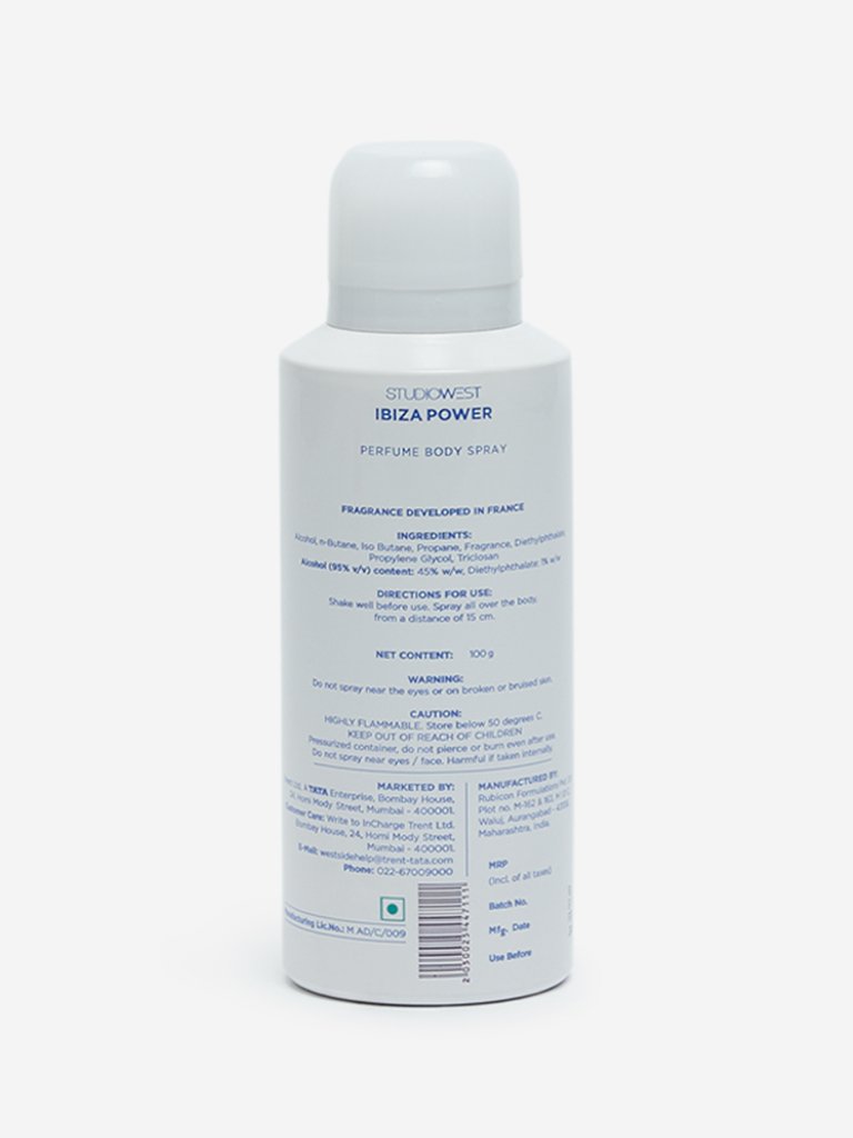 Studiowest Ibiza Power Perfume Body Spray For Men, 100g