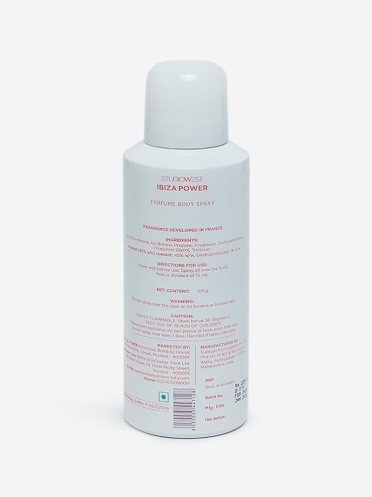 Studiowest Ibiza Power Perfume Body Spray For Women, 100g