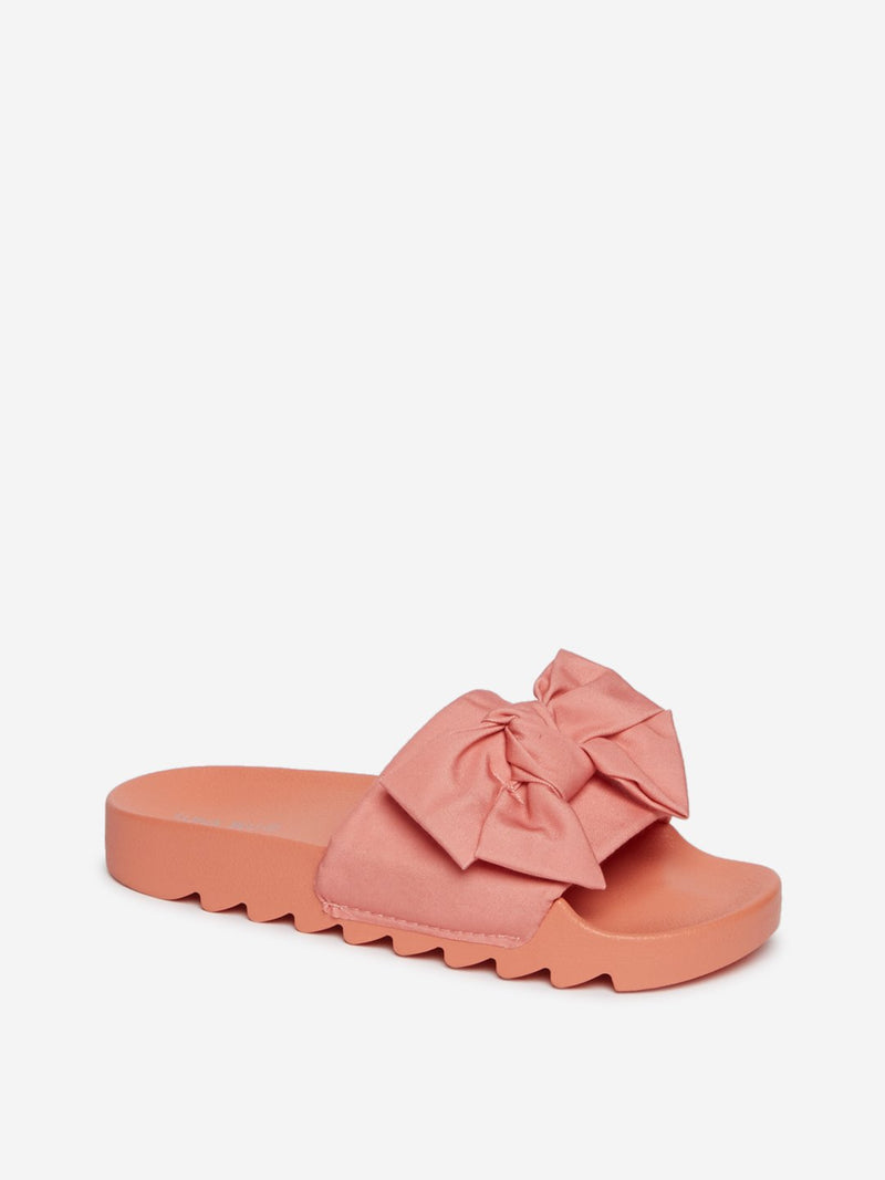 LUNA BLU Coral Bow-Design Pool Slides