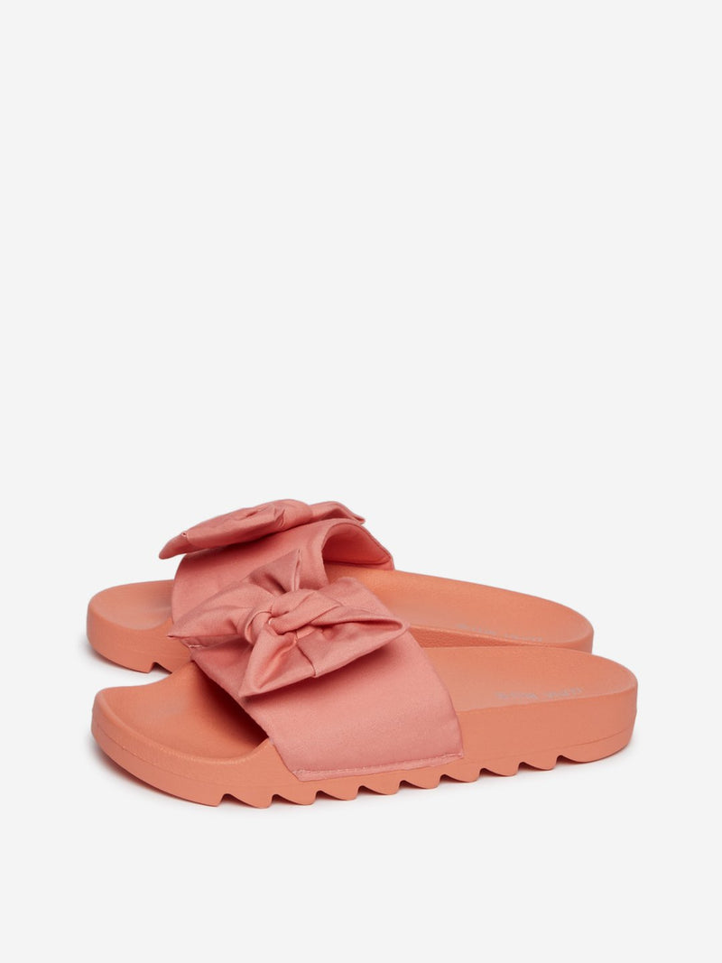 LUNA BLU Coral Bow-Design Pool Slides