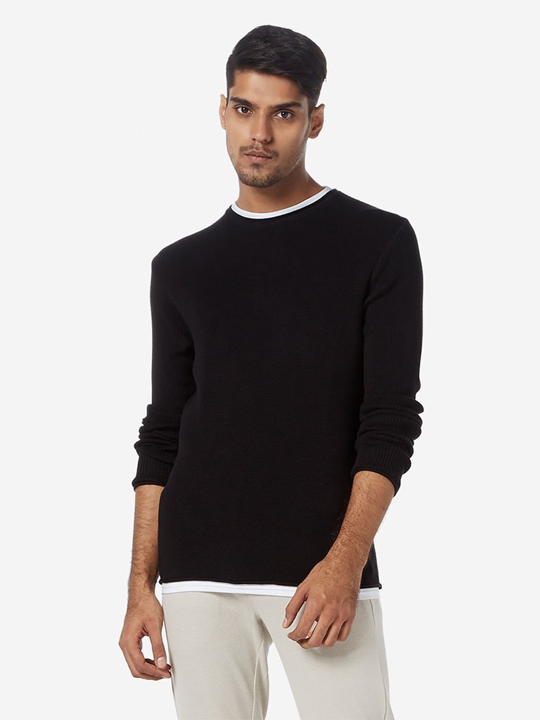 ETA Black Slim Fit T-Shirt