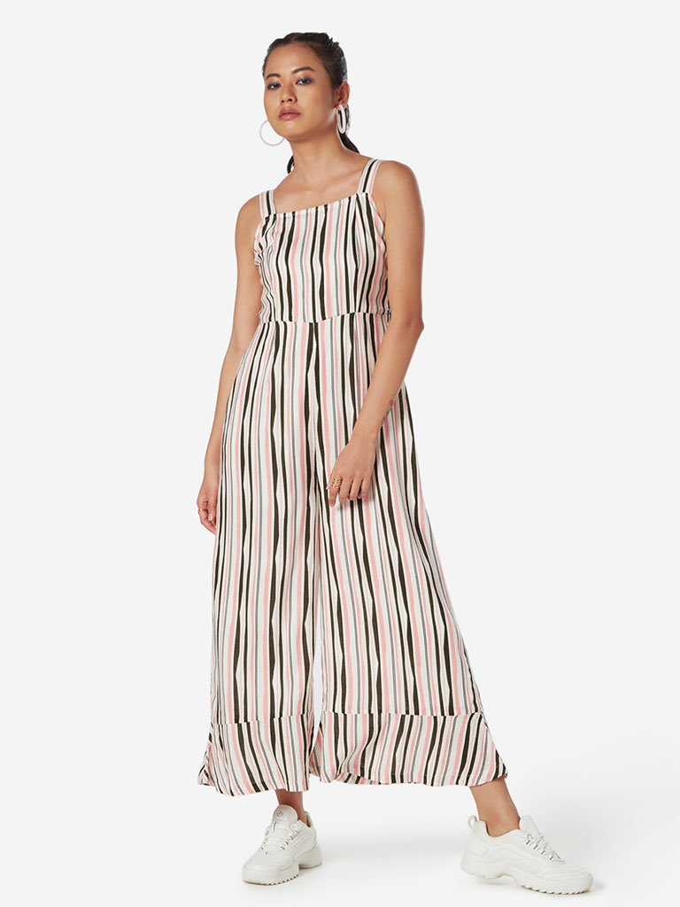 Nuon Multicolour Striped Jumpsuit