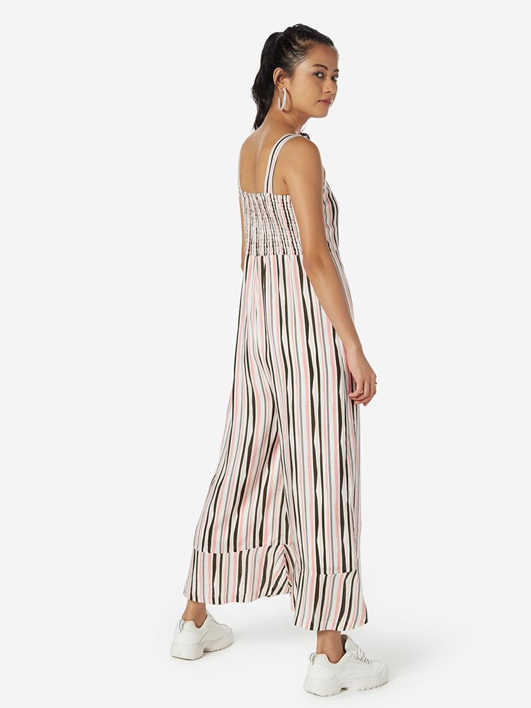 Nuon Multicolour Striped Jumpsuit