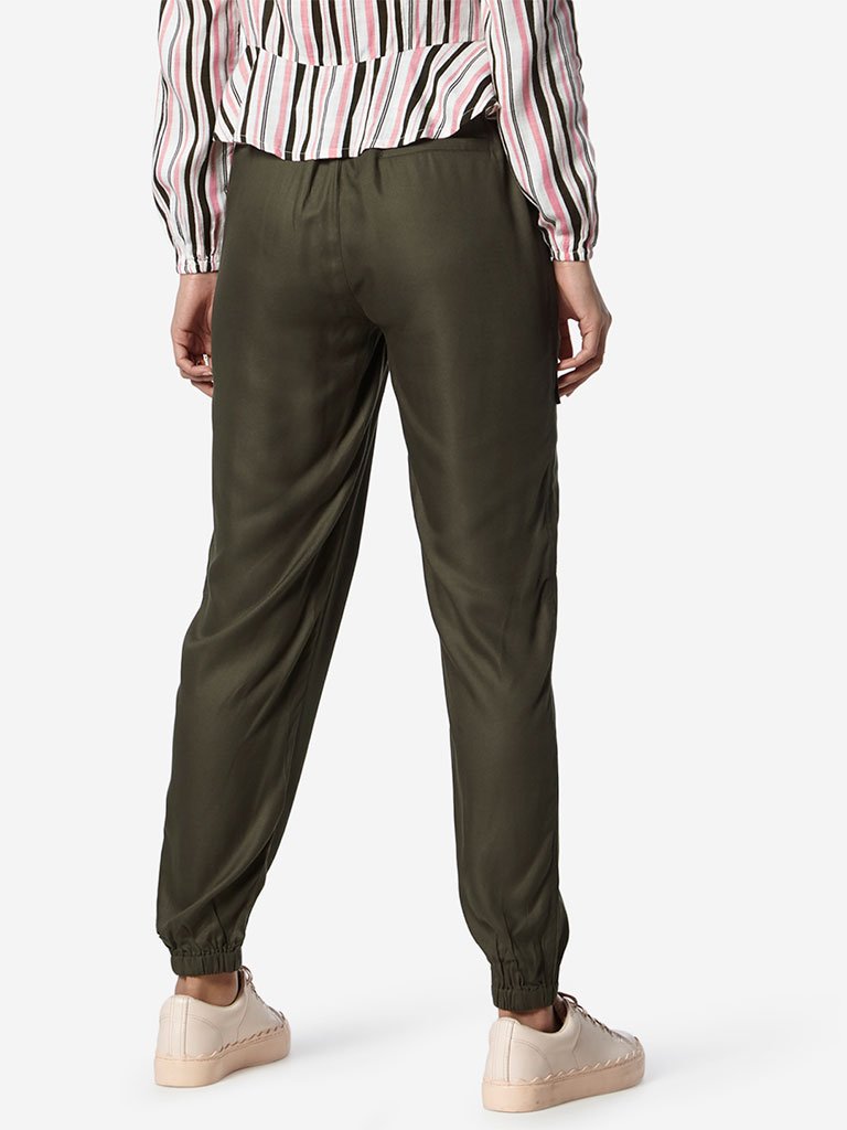 Nuon Olive Cargo Joggers