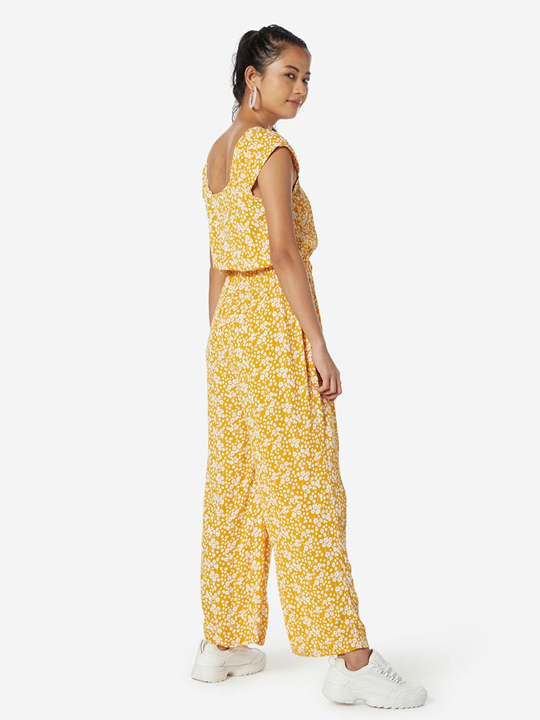 Nuon Mustard Rocher Jumpsuit