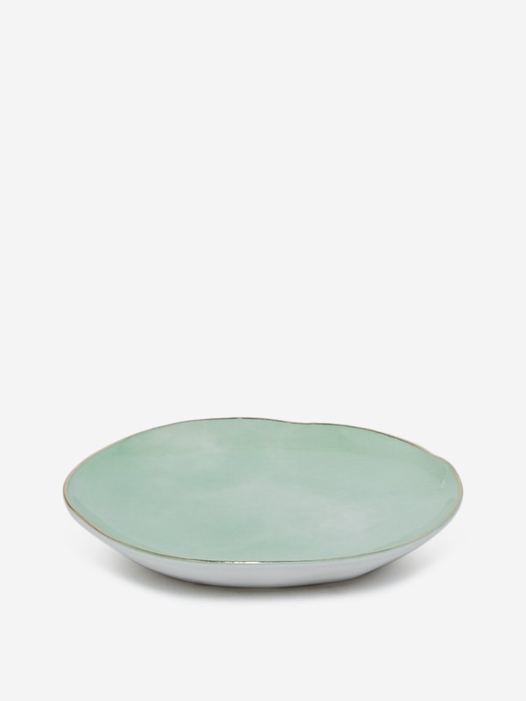 Westside Home Green Appetizer Plate