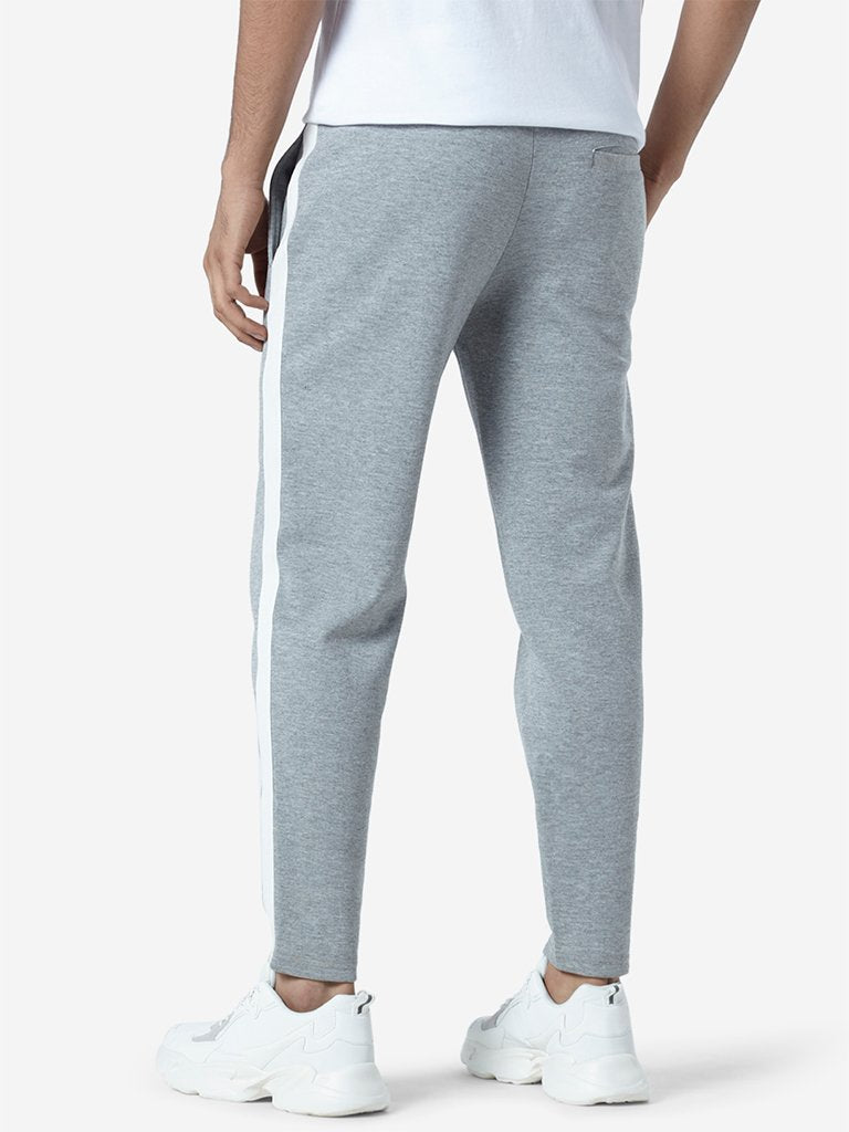 Nuon Grey Melange Slim Fit Joggers